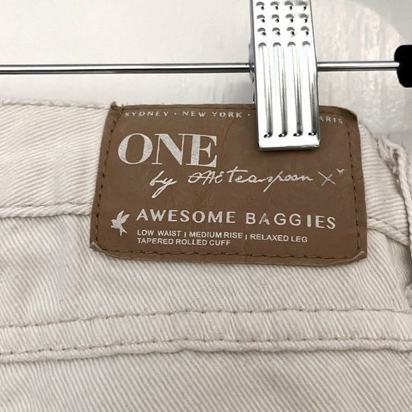 One Teaspoon Awesome Baggies Destroyed Jeans - White - Picture 5 of 5